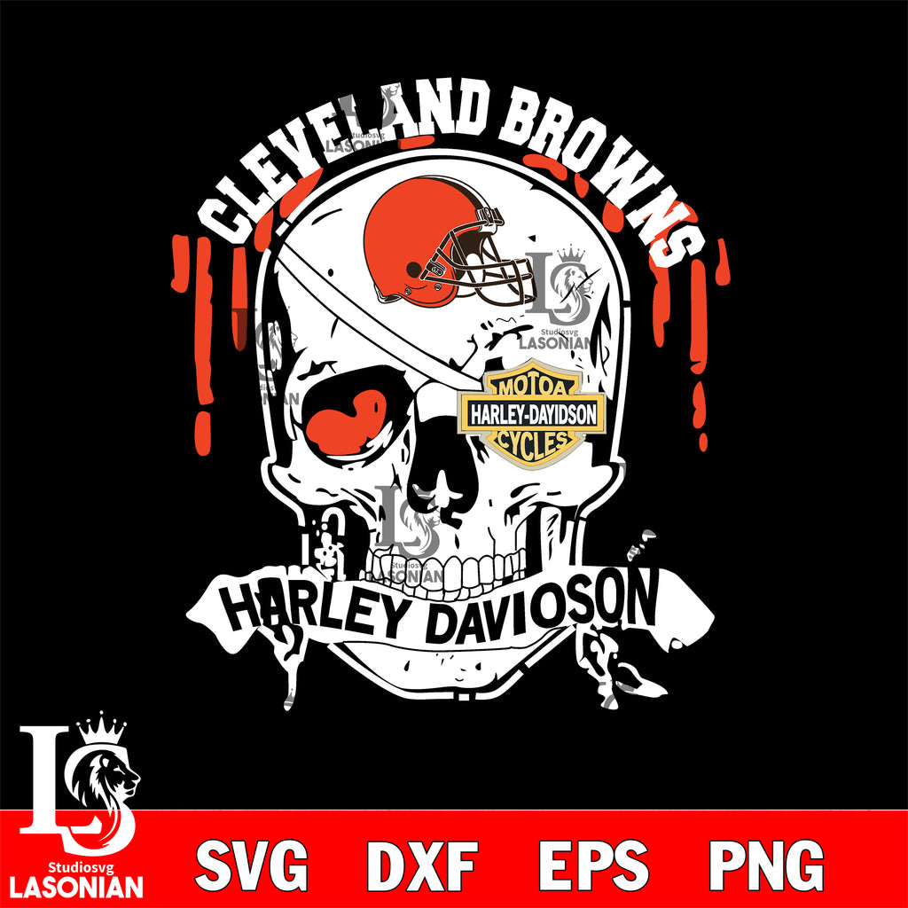 Skull fire Cleveland Browns svg eps dxf png file, digital download , I –  lasoniansvg