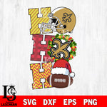 New Orleans Saints hohoho svg dxf eps png, Digital Download , Instant Download