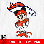 Disney Mickey Mouse Denver Broncos SVG , NFL svg,eps,dxf,png file, digital download