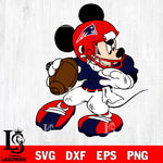 Disney Mickey Mouse New England Patriots svg dxf eps png, Digital Download , Instant Download