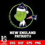 I hate people but i love my New England Patriots svg, NFL svg eps dxf png file, Digital Download , Instant Download