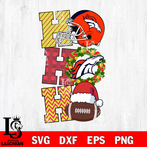 Denver Broncos hohoho svg dxf eps png, Digital Download , Instant Download