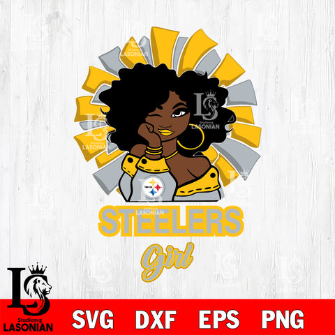 Pittsburgh Steelers girls svg eps dxf png file, digital download , Instant Download