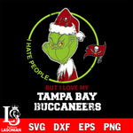 I hate people but i love my Tampa Bay Buccaneers svg, NFL svg eps dxf png file, Digital Download , Instant Download