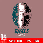 Philadelphia Eagles Jason Voorhees NFL svg eps dxf png file, digital download , Instant Download