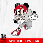 Disney Mickey Mouse Atlanta Falcons svg dxf eps png, Digital Download , Instant Download