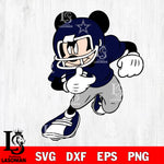 Disney Mickey Mouse Dallas Cowboys svg dxf eps png, Digital Download , Instant Download