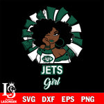 New York Jets girls svg eps dxf png file, digital download , Instant Download