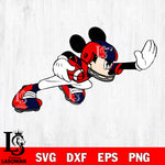 Disney Mickey Mouse New England Patriots SVG , NFL svg,eps,dxf,png file, digital download