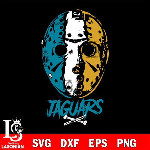 Jacksonville Jaguars' Jason Voorhees NFL svg eps dxf png file, digital download , Instant Download