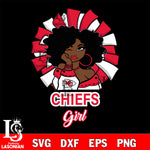 kansas city chiefs girls svg eps dxf png file, digital download , Instant Download