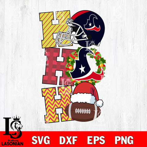 Houston Texans hohoho svg dxf eps png, Digital Download , Instant Download