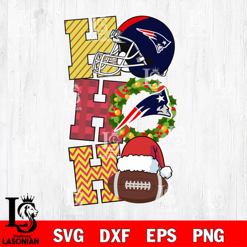 New England Patriots hohoho svg dxf eps png, Digital Download , Instant Download