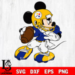 Disney Mickey Mouse Pittsburgh Steelers svg dxf eps png, Digital Download , Instant Download