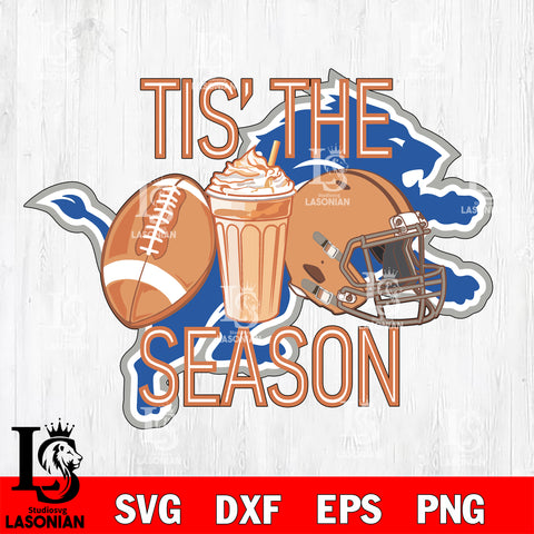 Detroit Lions Tis the season svg eps dxf png file, Digital Download , Instant Download