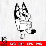 Bluey svg dxf eps png file, Digital Download , Instant Download