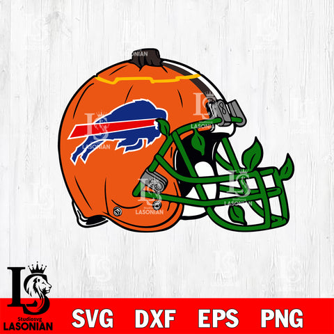 Buffalo Bills Helmet SVG NFL EPS PNG DXF Cut File for Cricut Silhouette  Digital Download