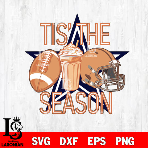 Dallas Cowboys Tis the season svg eps dxf png file, Digital Download , Instant Download