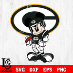 Disney Mickey Mouse Green Bay Packers SVG , NFL svg,eps,dxf,png file, digital download