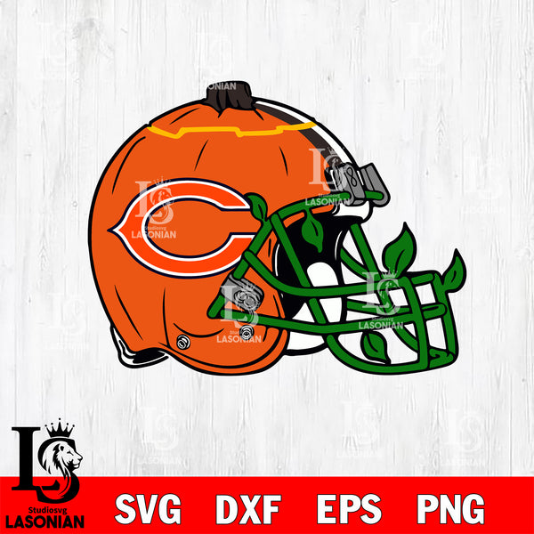 Chicago Bears Helmet svg, nfl svg, eps, dxf, png, digital file – SVG Sporty