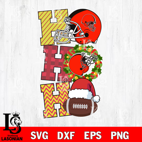 Cleveland Browns hohoho svg dxf eps png, Digital Download , Instant Download