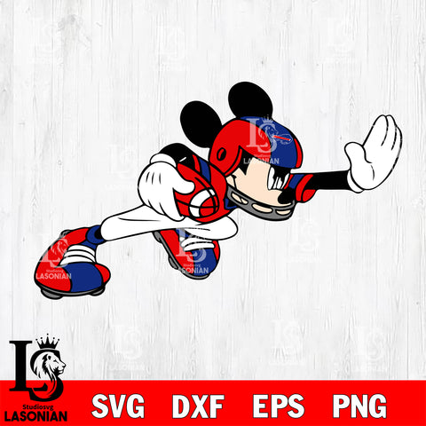 Disney Mickey Mouse Buffalo Bills SVG , NFL svg,eps,dxf,png file, digital download