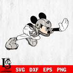 Disney Mickey Mouse  Las Vegas Raiders SVG , NFL svg,eps,dxf,png file, digital download