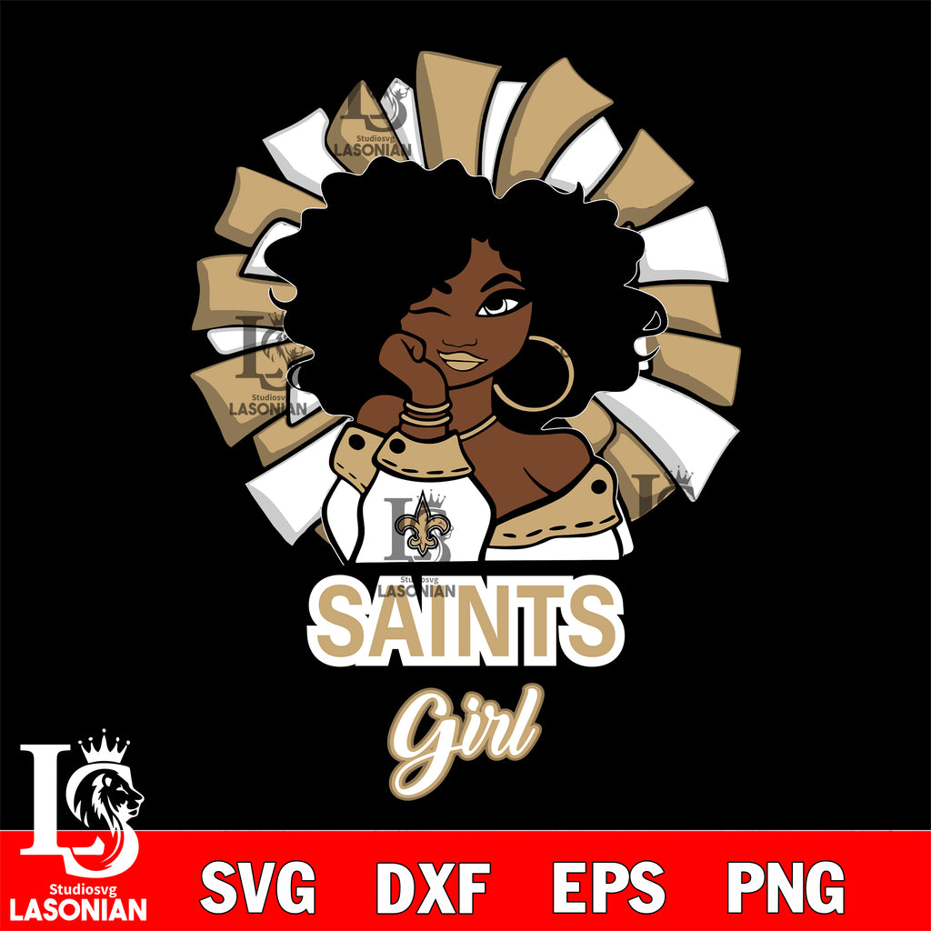 New Orleans Saints Girls Svg Eps Dxf Png File Digital Download Inst Lasoniansvg 2965