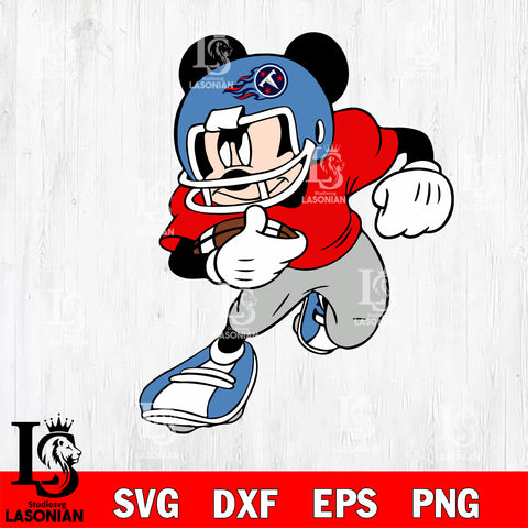 Disney Mickey Mouse Tennessee Titans svg dxf eps png, Digital Download , Instant Download