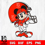 Disney Mickey Mouse Cleveland Browns SVG , NFL svg,eps,dxf,png file, digital download