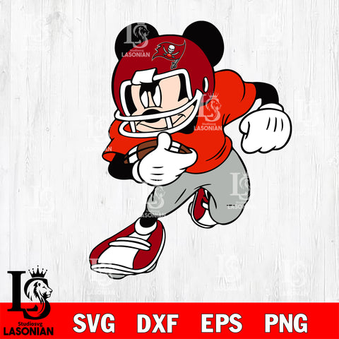 Disney Mickey Mouse Tampa Bay Buccaneers svg dxf eps png, Digital Download , Instant Download