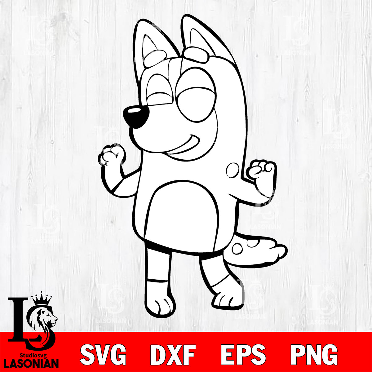 Bluey svg dxf eps png file, Digital Download , Instant Download ...