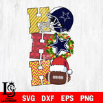 Dallas Cowboys hohoho svg dxf eps png, Digital Download , Instant Download