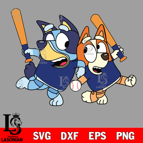 Los Angeles Dodgers Bluey 2 Svg Eps Dxf Png File, Digital Download, Instant Download