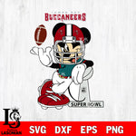 Tampa Bay Buccaneers Mickey Mouse And Friends svg, NFL svg eps dxf png file, Digital Download , Instant Download