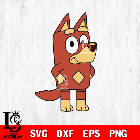 Bluey Rusty svg, Rusty Svg eps dxf png file, Digital Download, Instant Download