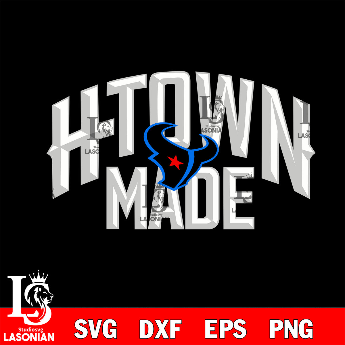 H-Town Made Houston Texans svg eps dxf png file, Digital Download , In ...