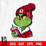 Boujee grinch NFL Atlanta Falcons svg eps dxf png file, digital download , Instant Download