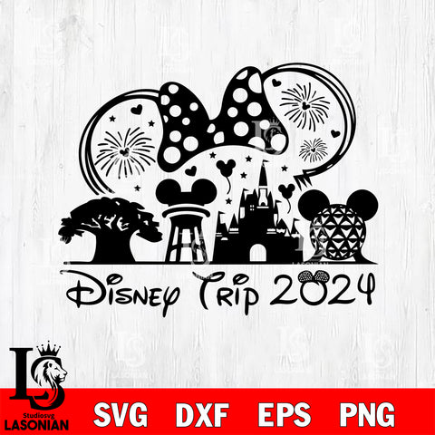 Mouse bundle SVG, Family Vacation svg , Disney trip 2024 svg eps dxf png file, Digital Download, Instant Download