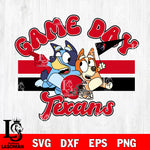 Game day Houston Texans bluey svg eps dxf png file, Digital Download , Instant Download