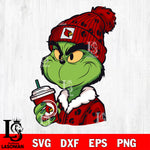 Boujee grinch LOUISVILLE CARDINALS svg eps dxf png file, Digital Download