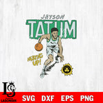 Boston Celtics svg, Comic Book Jayson Tatum svg eps dxf png file, Digital Download, Instant Download