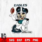 Philadelphia Eagles Mickey Mouse And Friends svg, NFL svg eps dxf png file, Digital Download , Instant Download