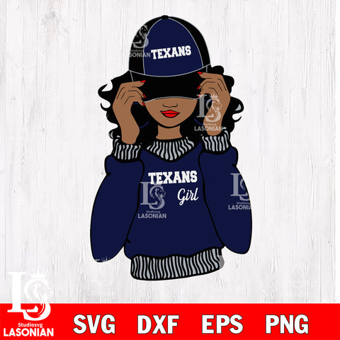 Houston Texans girls svg eps dxf png file, digital download , Instant Download