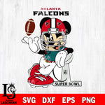 Atlanta Falcons Mickey Mouse And Friends svg, NFL svg eps dxf png file, Digital Download , Instant Download