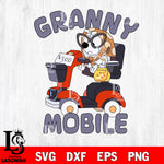 Muffin Granny Mobile Svg eps dxf png file, Digital Download, Instant Download