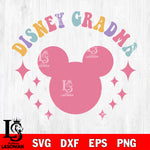 DIsney Gradma svg eps dxf png file, Digital Download, Instant Download