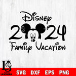 Mouse SVG, Family Vacation SVG, Family Vacation 2024 svg, disney 2024 svg eps dxf png file, Digital Download, Instant Download