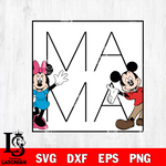 Mama mickey Svg eps dxf png file, Digital Download, Instant Download