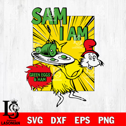 Sam I am  ,Dr seuss Valentine svg , dxf, eps ,png file, digital download,Instant Download